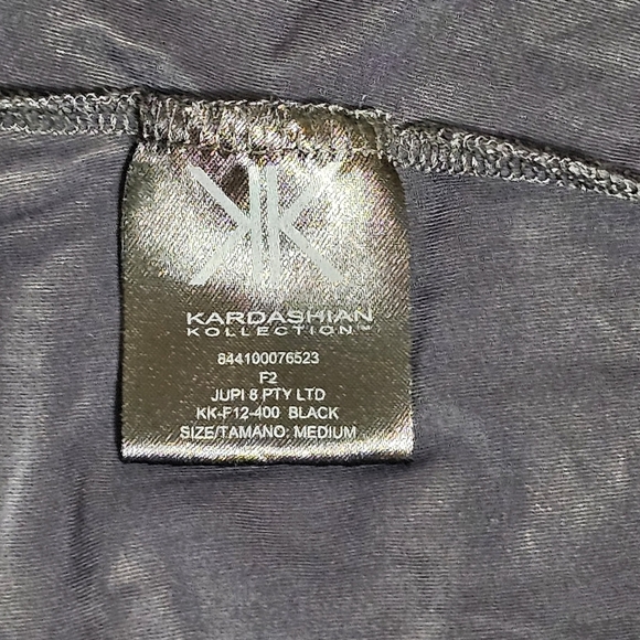 Kardashian Kollection Black Longsleeve Sexy Flowy Summer Medium Romper Jumpsuit - Picture 13 of 14